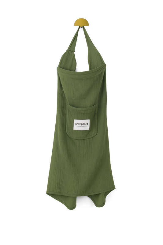 BreezyFeed Nursing Cover Excluding Fan (Khaki)